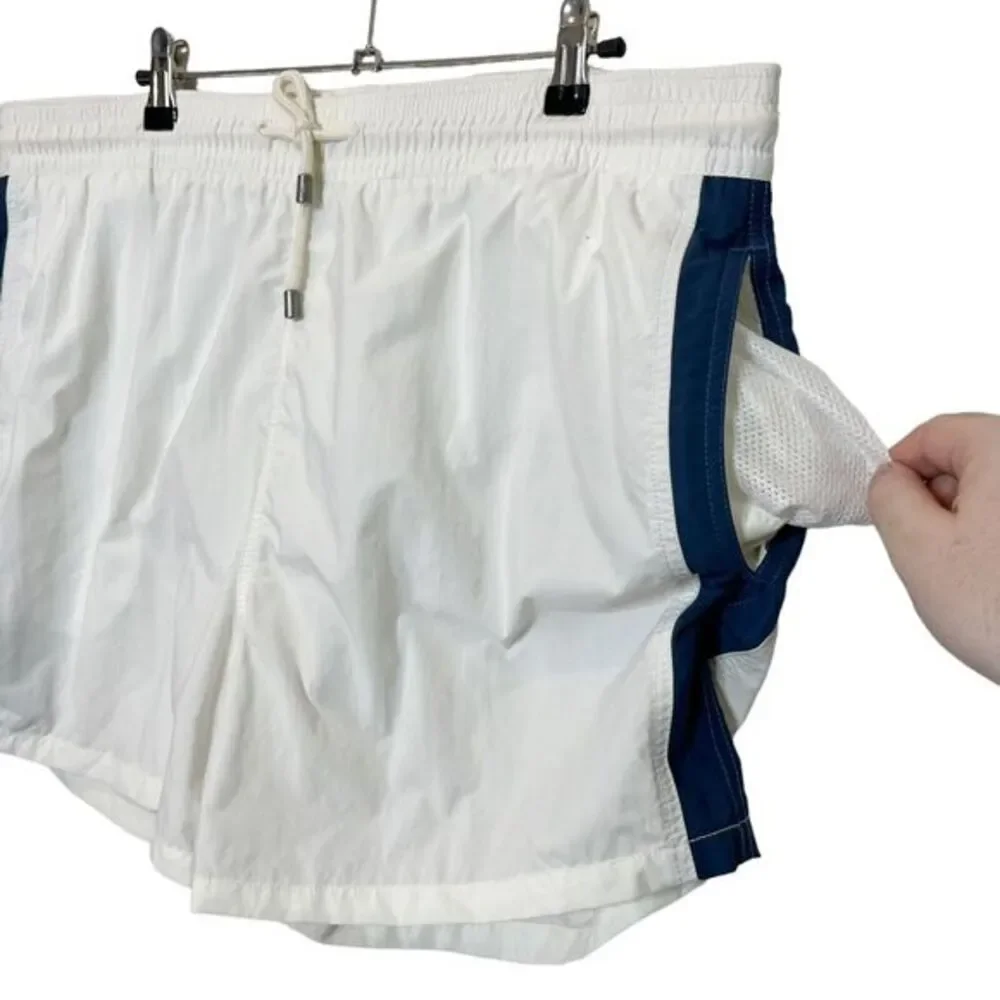 Solid & Striped Swim Shorts XL White‎ 5 Inseam Drawstring Lined Beach